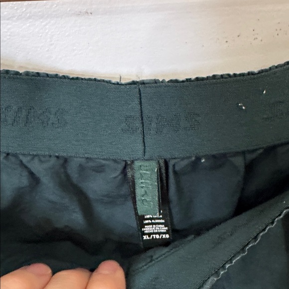 SKIMS WOMENS COTTON POPLIN PAJAMA PANT XL PINE GREEN - Picture 10 of 13